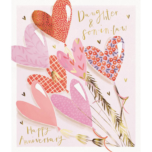 Picture of DAUGHTER & SON IN LAW ANNIVERSARY CARD